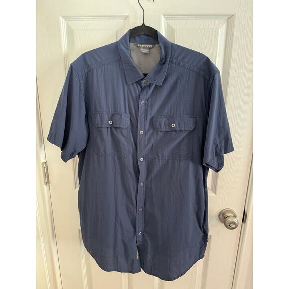 Ex Officio Shirt Mens Size Large Vented Outdoor Short Sleeve Top Nylon Fishing - Picture 1 of 3